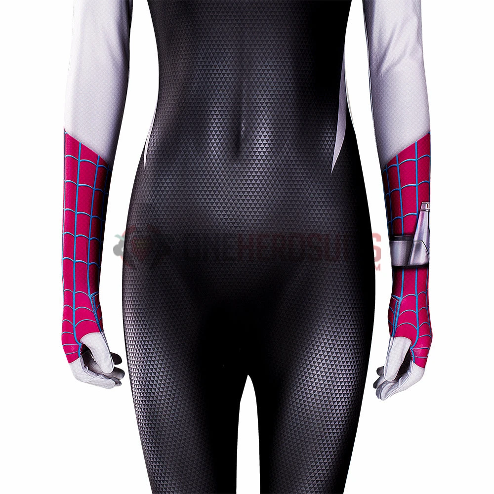 OneHeroSuits Across The Spider-Verse Cosplay Costumes Gwen Stacy Cotton Jumpsuits 18 OneHeroSuits Across The Spider-Verse Cosplay Costumes Gwen Stacy Cotton Jumpsuits