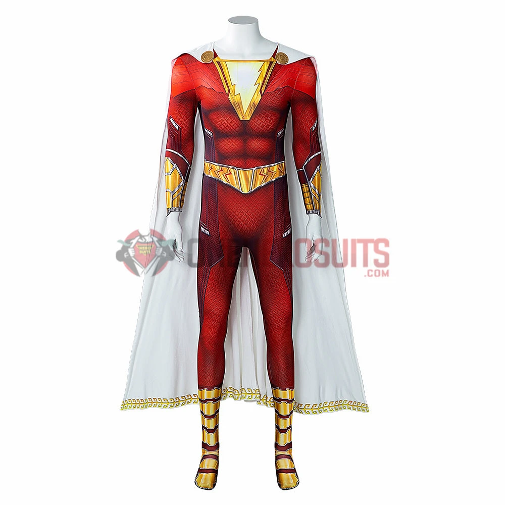 OneHeroSuits Shazam Cosplay Costumes Billy Batson Bodysuits 5 OneHeroSuits Shazam Cosplay Costumes Billy Batson Bodysuits