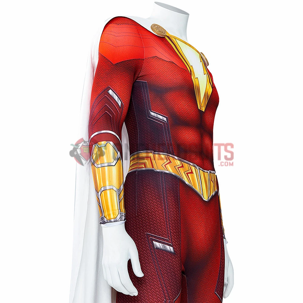 OneHeroSuits Shazam Cosplay Costumes Billy Batson Bodysuits 19 OneHeroSuits Shazam Cosplay Costumes Billy Batson Bodysuits