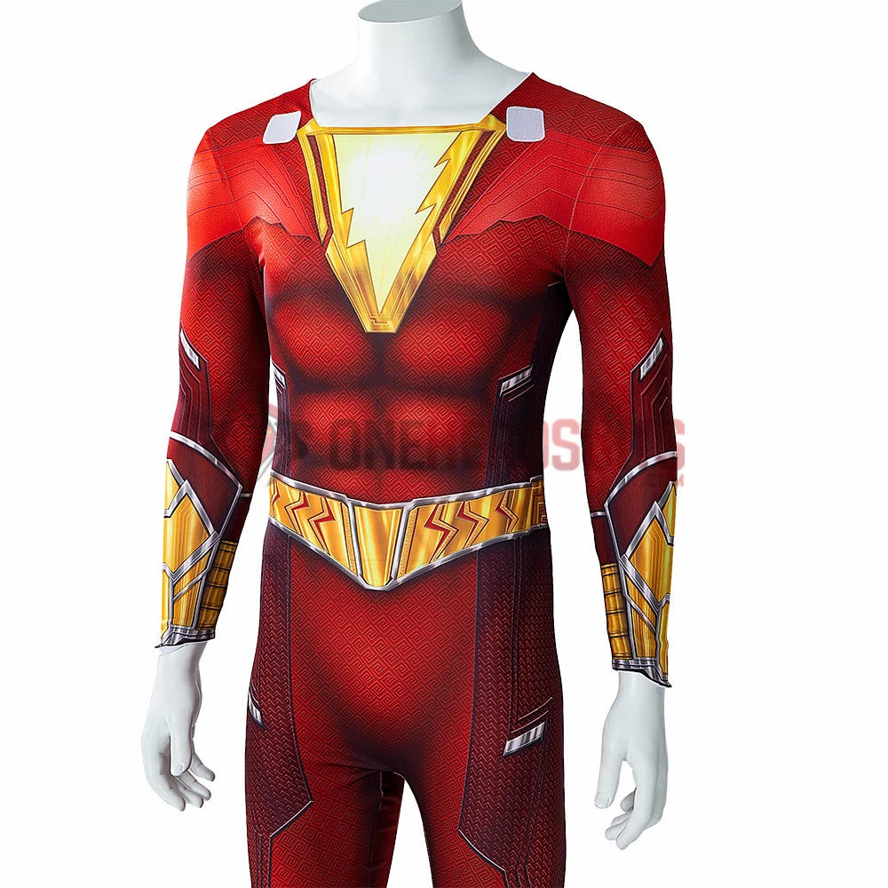 OneHeroSuits Shazam Cosplay Costumes Billy Batson Bodysuits 16 OneHeroSuits Shazam Cosplay Costumes Billy Batson Bodysuits