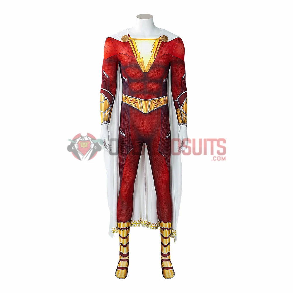 OneHeroSuits Shazam Cosplay Costumes Billy Batson Bodysuits 9 OneHeroSuits Shazam Cosplay Costumes Billy Batson Bodysuits