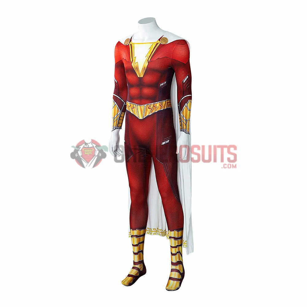OneHeroSuits Shazam Cosplay Costumes Billy Batson Bodysuits 10 OneHeroSuits Shazam Cosplay Costumes Billy Batson Bodysuits
