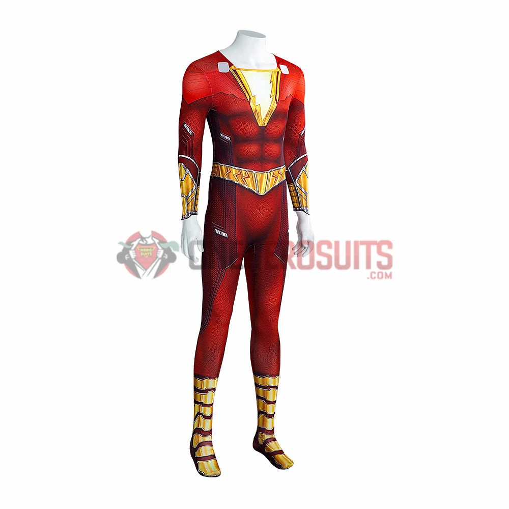 OneHeroSuits Shazam Cosplay Costumes Billy Batson Bodysuits 13 OneHeroSuits Shazam Cosplay Costumes Billy Batson Bodysuits