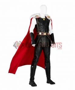OneHeroSuits Thor 4 Cosplay Costumes With Fur Collar Black Suits