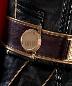 OneHeroSuits Thor 4 Cosplay Costumes With Fur Collar Black Suits