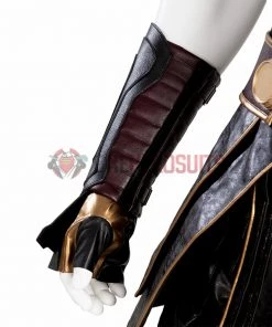 OneHeroSuits Thor 4 Cosplay Costumes With Fur Collar Black Suits