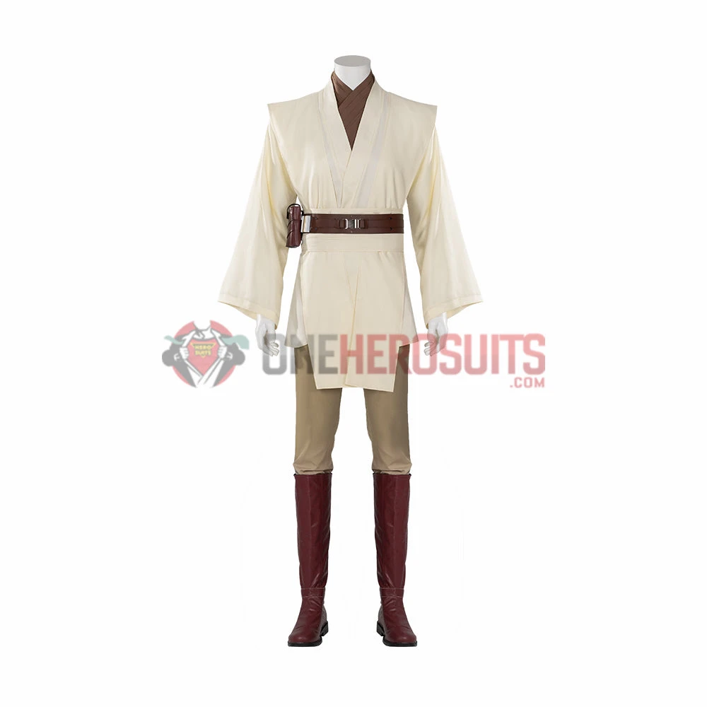 OneHeroSuits Obi-Wan Kenobi Cosplay Boots Jedi Master Robes Shoes Costumes 4 OneHeroSuits Obi-Wan Kenobi Cosplay Boots Jedi Master Robes Shoes Costumes