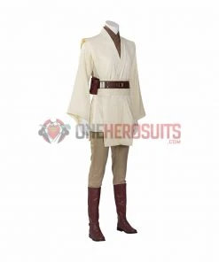 OneHeroSuits Obi-Wan Kenobi Cosplay Boots Jedi Master Robes Shoes Costumes 9 OneHeroSuits Obi-Wan Kenobi Cosplay Boots Jedi Master Robes Shoes Costumes