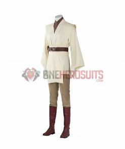 OneHeroSuits Obi-Wan Kenobi Cosplay Boots Jedi Master Robes Shoes Costumes 10 OneHeroSuits Obi-Wan Kenobi Cosplay Boots Jedi Master Robes Shoes Costumes