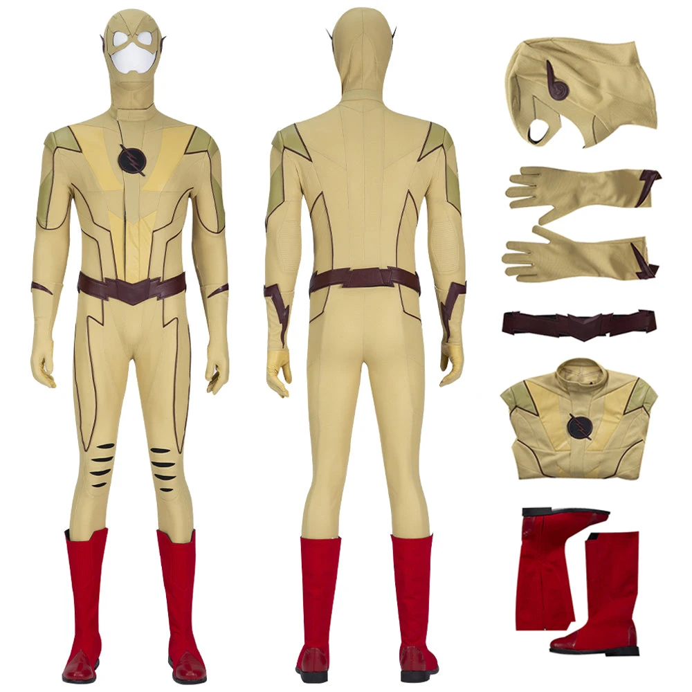 OneHeroSuits Reverse-Flash Cosplay Costumes Eobard Thawne Top Level Suits 3 OneHeroSuits Reverse-Flash Cosplay Costumes Eobard Thawne Top Level Suits
