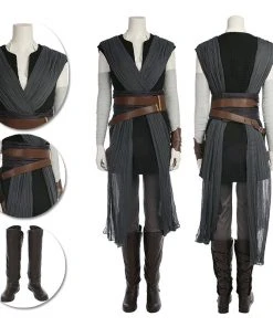 OneHeroSuits Rey Black Cosplay Costumes The Last Jedi Edition