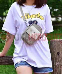 Totoro Smile Printed Waist Bag 3 Pocket - OneHeroSuits Accessories