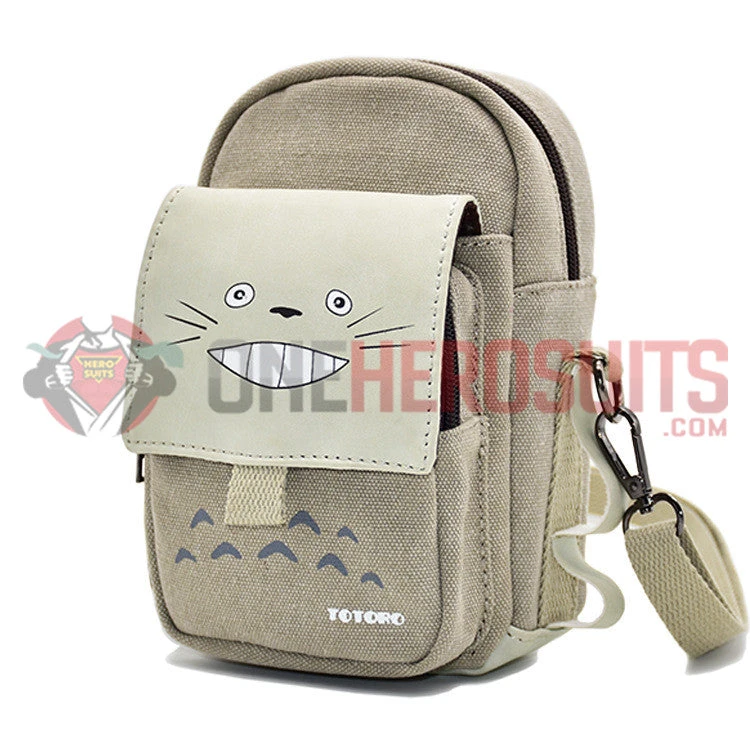 Totoro Smile Printed Waist Bag 3 Pocket - OneHeroSuits Accessories 7 Totoro Smile Printed Waist Bag 3 Pocket - OneHeroSuits Accessories