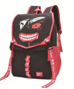 OneHeroSuits Tokyo Ghoul Backpack Ken Kaneki Face Printed Animation Bag Accessories