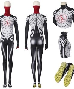 OneHeroSuits Expert-level Cosplay Bodysuit & Zentai Silk Cindy Moon Cosplay Costume For Ladies Spiderman Spandex Bodysuit
