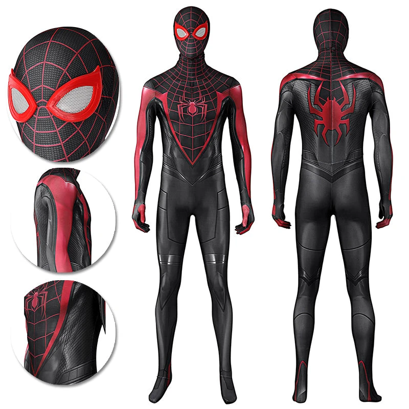 OneHeroSuits Spiderman 2 PS5 Cosplay Suit Miles Morales Bodysuit 3 OneHeroSuits Spiderman 2 PS5 Cosplay Suit Miles Morales Bodysuit