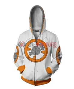 OneHeroSuits Star Wars BB-8 Droids Printing Hoodies Creative 3D Print Hooded Sweatshirt Cozy Hoodies