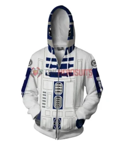 OneHeroSuits Star Wars BB-8 Droids Printing Hoodies Creative 3D Print Hooded Sweatshirt Cozy Hoodies