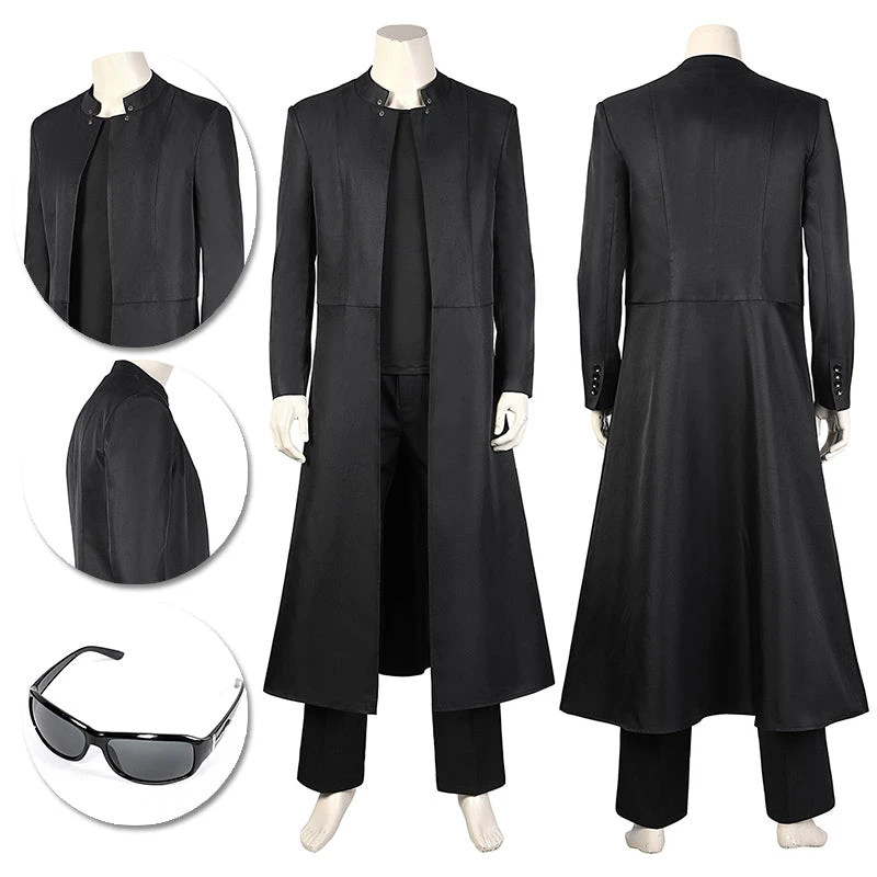 OneHeroSuits The Matrix Resurrections Cospaly Costume Neo Cosplay Suit Costumes 3 OneHeroSuits The Matrix Resurrections Cospaly Costume Neo Cosplay Suit Costumes