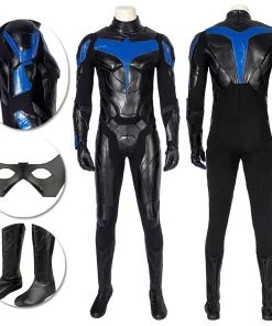 OneHeroSuits Titans Dick Grayson Cosplay Costumes The Season 1 Nightwing Cosplay Suit