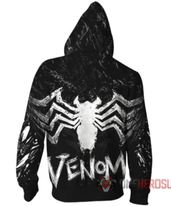 OneHeroSuits Cozy Hoodies Venom Hoodies Spider-man Venom Eddie Brock Creative Printed Hooded Sweatshirt