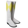 OneHeroSuits Costumes Yellow Ranger Female Cosplay Boots Mighty Morphin Power Rangers Cosplay Shoes