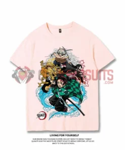 OneHeroSuits Demon Slayer Creative Print Anime T-shirt Seven Colors
