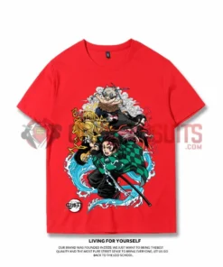 OneHeroSuits Demon Slayer Creative Print Anime T-shirt Seven Colors