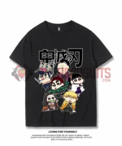 OneHeroSuits Demon Slayer Creative Print Anime T-shirt Five Colors Available