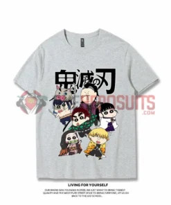 OneHeroSuits Demon Slayer Creative Print Anime T-shirt Five Colors Available
