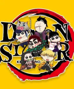 OneHeroSuits Demon Slayer Creative Print Anime T-shirt Five Colors Available