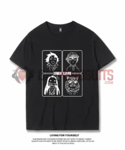 OneHeroSuits Demon Slayer Creative Print Anime T-shirt Three Styles Available