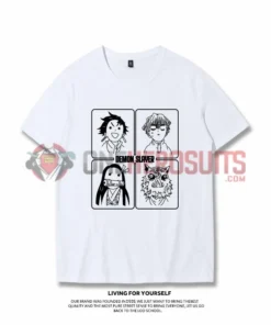 OneHeroSuits Demon Slayer Creative Print Anime T-shirt Three Styles Available