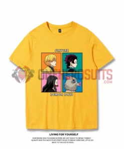 OneHeroSuits Demon Slayer Creative Print Anime T-shirt Three Styles Available