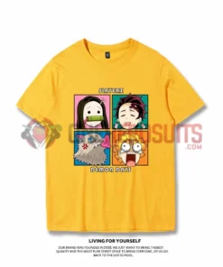 OneHeroSuits Demon Slayer Creative Print Anime T-shirt Three Styles Available