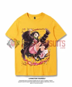 OneHeroSuits Demon Slayer Creative Print Anime Inosuke T-shirt Four Characters Available