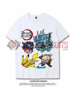 OneHeroSuits Demon Slayer Creative Print Anime Inosuke Character Combination T-shirt