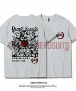 OneHeroSuits Demon Slayer Creative Print Anime T-shirt Kyoujurou/Giyuu/Kochou Shinobu