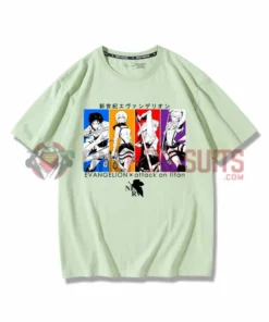 OneHeroSuits Attack On Titan Creative Print Anime Combination T-shirt