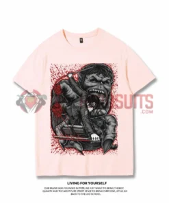 OneHeroSuits Attack On Titan Creative Print Anime T-shirt Eren/Levi