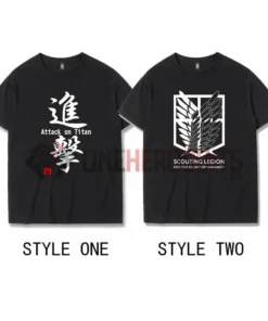 OneHeroSuits Attack On Titan Creative Print Anime Wings Of Liberty T-shirt