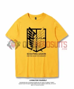 OneHeroSuits Attack On Titan Creative Print Anime Wings Of Liberty T-shirt