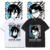 OneHeroSuits Attack On Titan Creative Print Anime T-shirt Eren/Levi/Mikasa