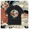 OneHeroSuits Attack On Titan Creative Print Anime Ukiyoe T-shirt