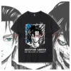 OneHeroSuits Attack On Titan Creative Print Anime T-shirt Eren/Wings Of Liberty