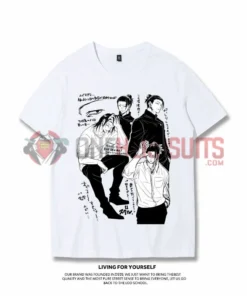 OneHeroSuits Jujutsu Kaisen Creative Print Anime T-shirt Gojo Satoru/Geto Suguru