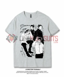 OneHeroSuits Jujutsu Kaisen Creative Print Anime T-shirt Gojo Satoru/Geto Suguru