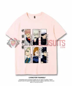 OneHeroSuits Jujutsu Kaisen Creative Print Anime T-shirt Fushiguro Megumi/Itadori Yuji