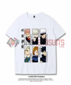 OneHeroSuits Jujutsu Kaisen Creative Print Anime T-shirt Fushiguro Megumi/Itadori Yuji