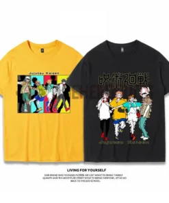 OneHeroSuits Jujutsu Kaisen Creative Print Anime T-shirt Itadori Yuji/Gojo Satoru